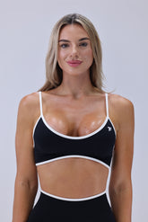 Black Contrast Sculpt Bra